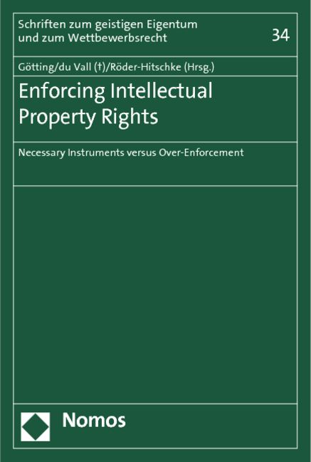 Produktbild: Enforcing Intellectual Property Rights