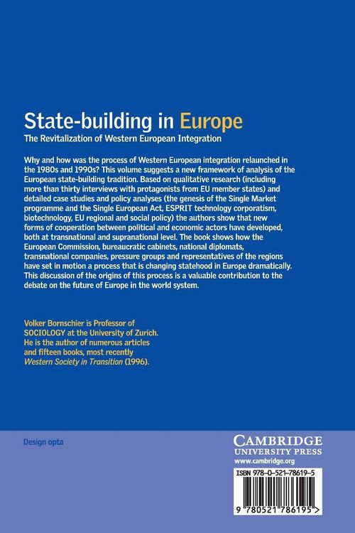 Produktbild: State-building in Europe