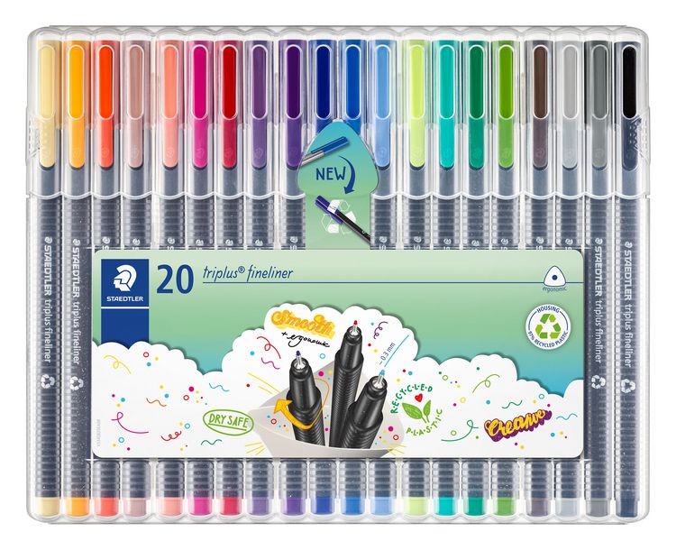 Produktbild: STAEDTLER triplus fineliner 334 Fineliner, 20er Set, 334 SB20