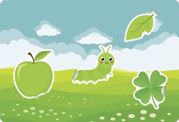 Produktbild: Meine Sticker + Karten + Box - Erste Farben