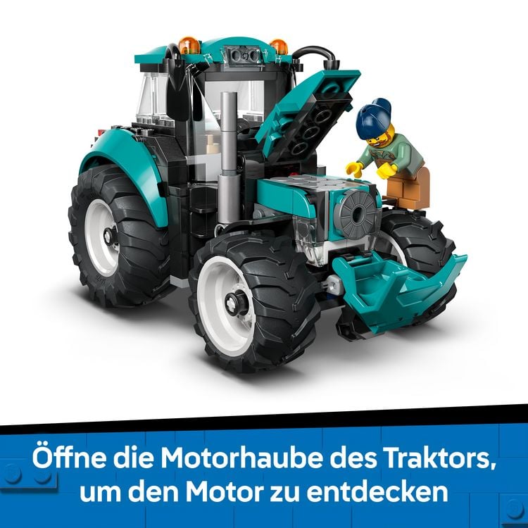 Produktbild: LEGO City 60498 Traktor, Spielzeug mit Minifigur, Geschenk f&uuml;r Kinder