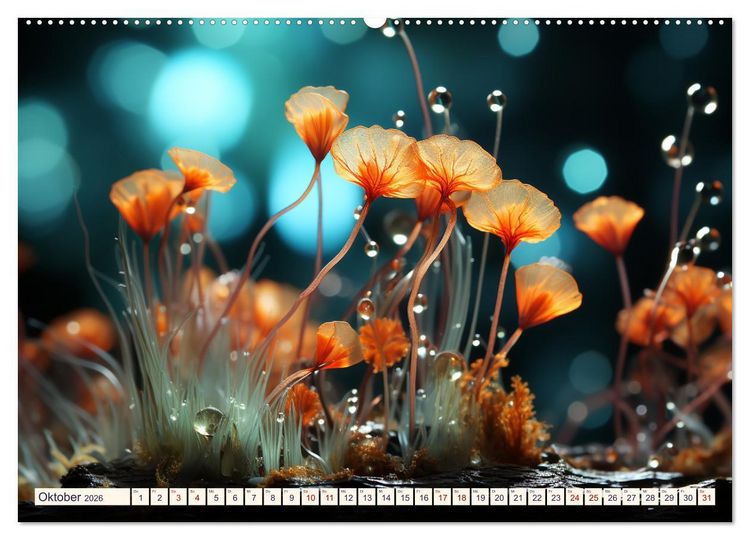 Produktbild: Wunderwelt Mikrokosmos (Wandkalender 2026 DIN A2 quer), CALVENDO Monatskalender