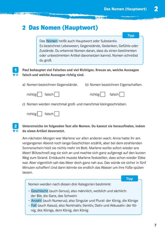 Produktbild: 10-Minuten-Training Deutsch Wortarten 5./6. Klasse. Kleine Lernportionen f&uuml;r jeden Tag
