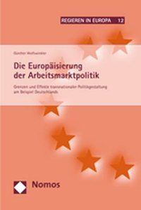 Produktbild: Die Europ&auml;isierung der Arbeitsmarktpolitik