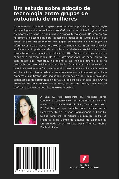 Produktbild: Um estudo sobre ado&ccedil;&atilde;o de tecnologia entre grupos de autoajuda de mulheres