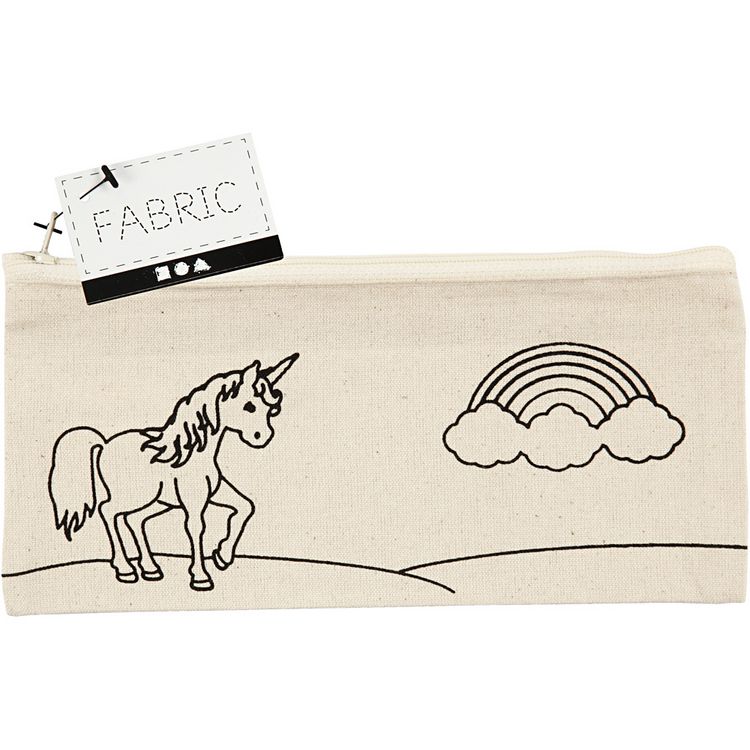Produktbild: Creativ Company M&auml;ppchen, Einh&ouml;rner, Gr&ouml;&szlig;e 21x9 cm, 245 g, Hellnatur, 1 Stk
