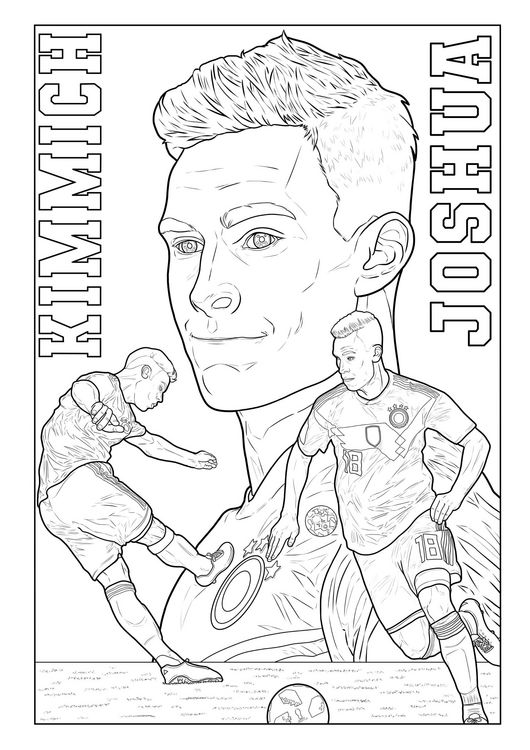 Produktbild: Fu&szlig;ball Malbuch - Tore, Siege & Triumphe SUPERSTARS Fu&szlig;ballhelden der EM 2024 &ndash; ab 8 Jahren mit 60 Ausmalbildern