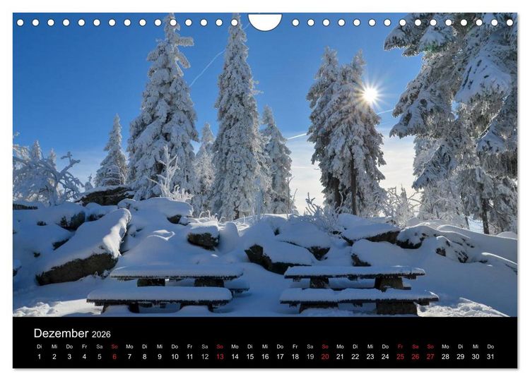 Produktbild: Rund um den Ochsenkopf (Wandkalender 2026 DIN A4 quer), CALVENDO Monatskalender