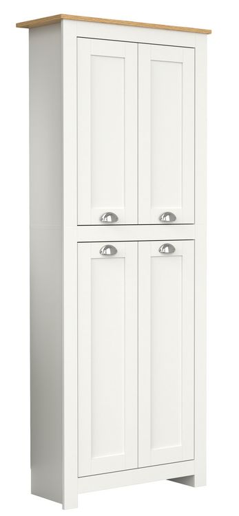 Produktbild: Holz Dielenschrank Badm&ouml;bel Bad Schrank Balusa