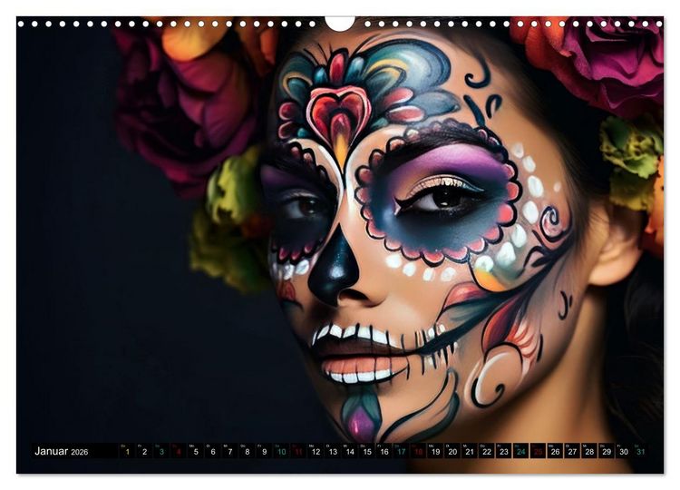 Produktbild: Faszination Bodypainting (Wandkalender 2026 DIN A3 quer), CALVENDO Monatskalender