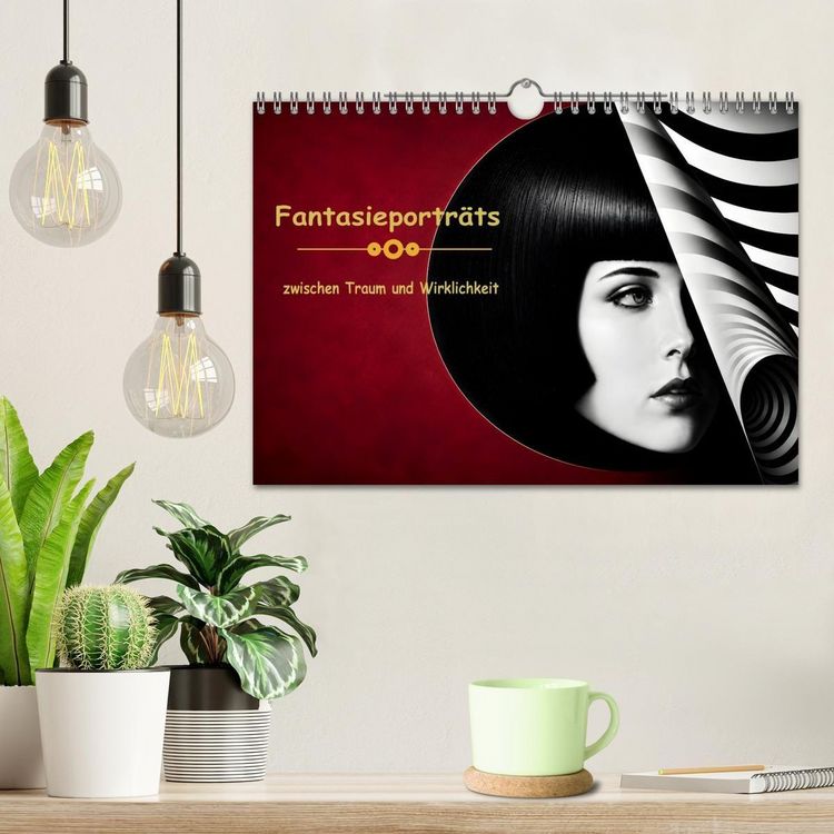 Produktbild: Fantasieportr&auml;ts zwischen Traum und Wirklichkeit (Wandkalender 2027 DIN A4 quer), CALVENDO Monatskalender