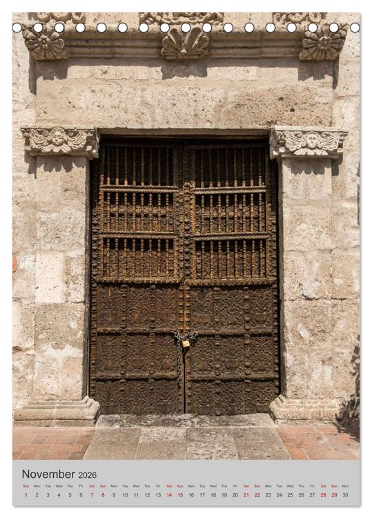 Produktbild: Doors of the world (Desk Calendar 2026 DIN A5 portrait), CALVENDO 12 Month DeskCalendar