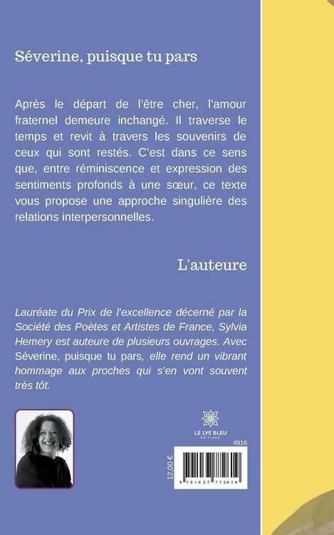Produktbild: S&eacute;verine, puisque tu pars