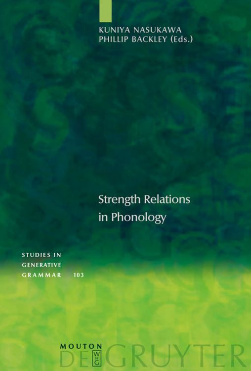 Produktbild: Strength Relations in Phonology