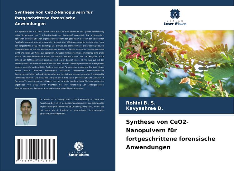 Produktbild: Synthese von CeO2-Nanopulvern f&uuml;r fortgeschrittene forensische Anwendungen