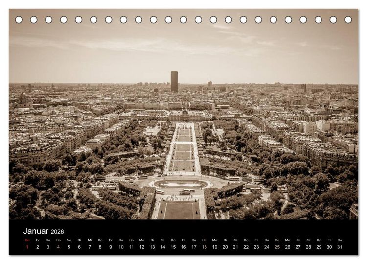 Produktbild: Paris (Tischkalender 2026 DIN A5 quer), CALVENDO Monatskalender