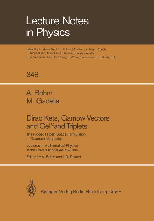 Produktbild: Dirac Kets, Gamow Vectors and Gel&rsquo;fand Triplets
