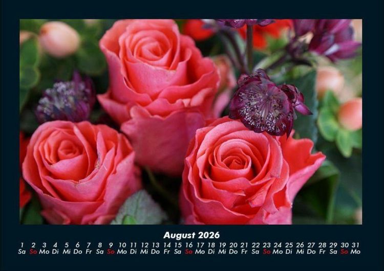 Produktbild: Blumentr&auml;ume 2026 Fotokalender DIN A4
