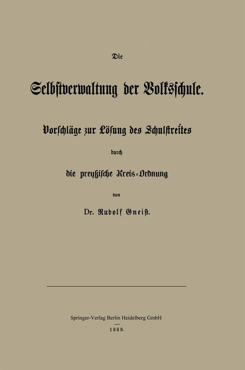 Produktbild: Die Selbstverwaltung der Volksschule