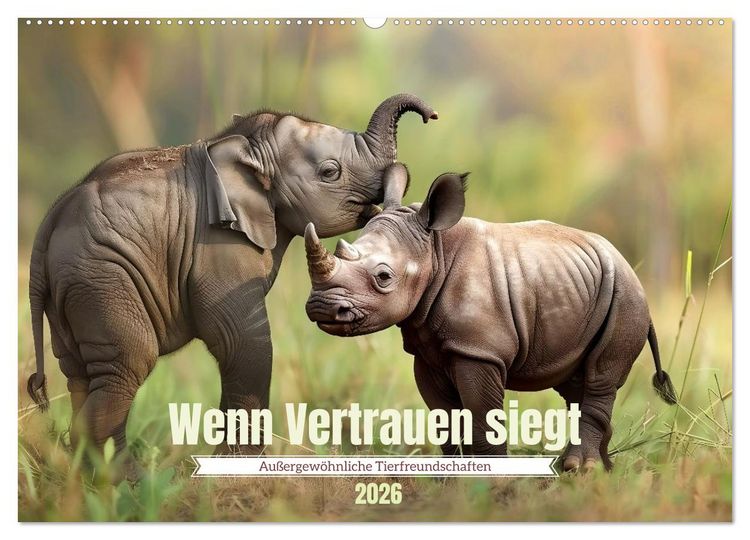 Produktbild: Wenn Vertrauen siegt (Wandkalender 2026 DIN A2 quer), CALVENDO Monatskalender