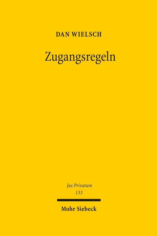 Produktbild: Zugangsregeln