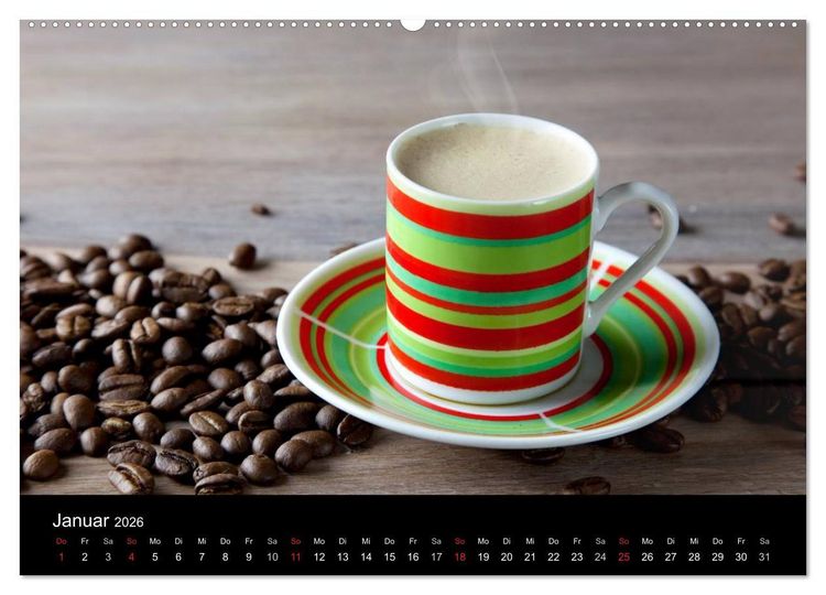 Produktbild: Kaffee & Schokolade (Wandkalender 2026 DIN A2 quer), CALVENDO Monatskalender