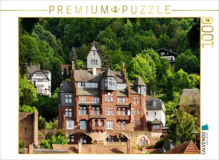 Produktbild: CALVENDO Puzzle Die Villa Winterhelt stielt der Mildenburg die Show | 1000 Teile Lege-Gr&ouml;&szlig;e 64x48cm Foto-Puzzle f&uuml;r gl&uuml;ckliche Stunden