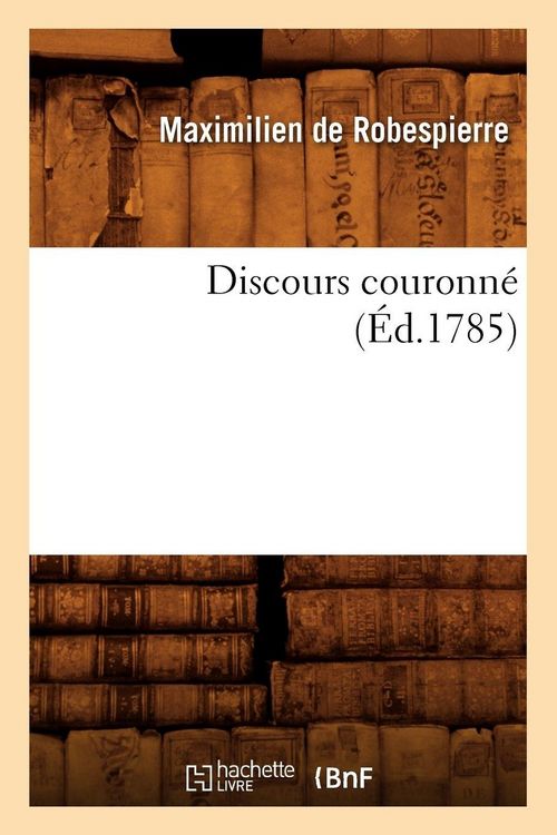 Produktbild: Discours couronn&eacute; (&Eacute;d.1785)