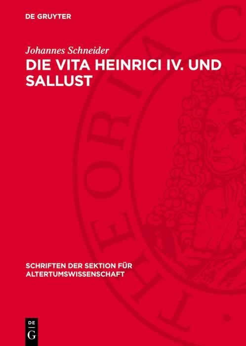 Produktbild: Die Vita Heinrici IV. und Sallust