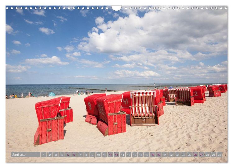 Produktbild: Usedom - Perle an der Ostsee (Wandkalender 2027 DIN A3 quer), CALVENDO Monatskalender