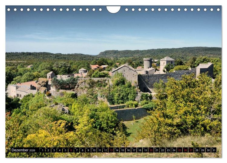 Produktbild: Frankreichs wehrhafter S&uuml;den - Festungen und Wehranlagen im Languedoc-Roussillon (Wandkalender 2026 DIN A4 quer), CALVENDO Monatskalender