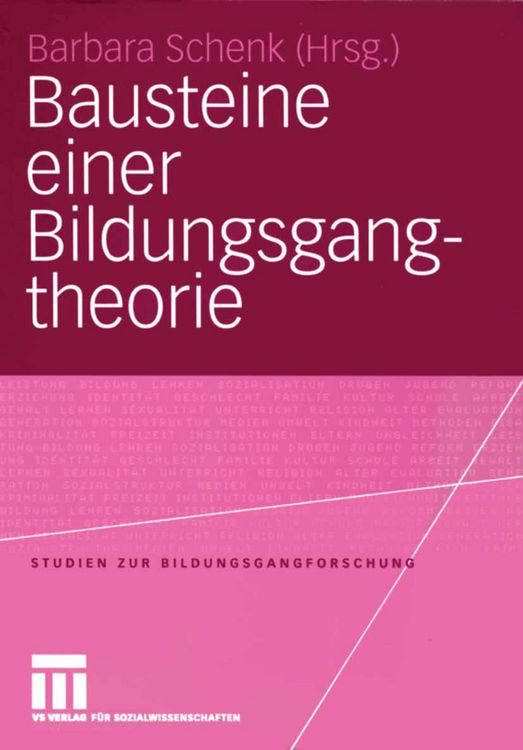 Produktbild: Bausteine einer Bildungsgangtheorie