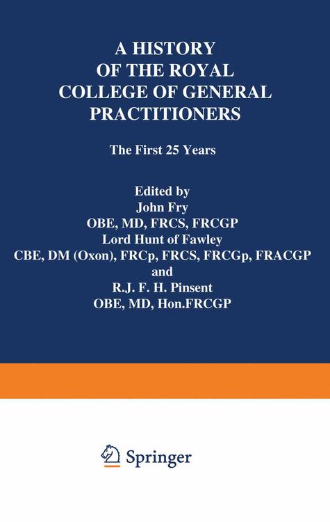 Produktbild: A History of the Royal College of General Practitioners