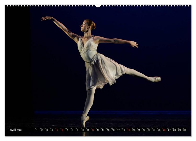 Produktbild: Vaganova, ballet imp&eacute;rial (Calendrier mural 2026 DIN A2 vertical) calendrier de bureau