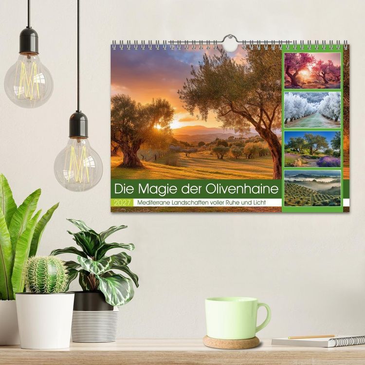 Produktbild: Die Magie der Olivenhaine (Wandkalender 2027 DIN A4 quer), CALVENDO Monatskalender