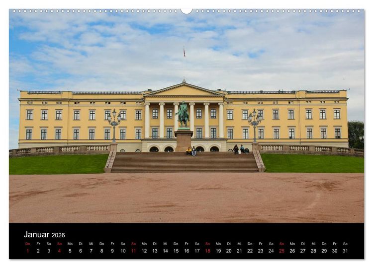 Produktbild: Oslo (Wandkalender 2026 DIN A2 quer), CALVENDO Monatskalender