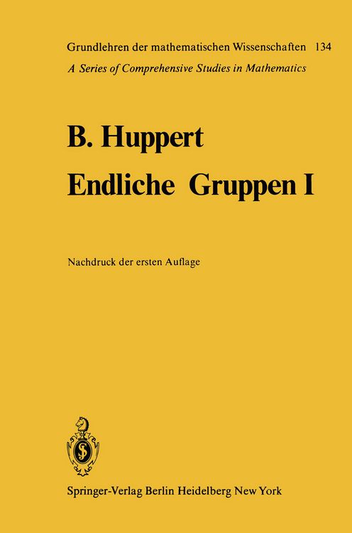 Produktbild: Endliche Gruppen I