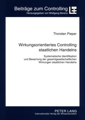 Produktbild: Wirkungsorientiertes Controlling staatlichen Handelns