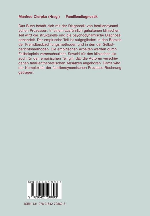 Produktbild: Familiendiagnostik