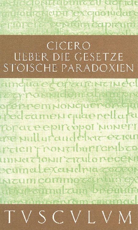 Produktbild: De legibus / &Uuml;ber die Gesetze