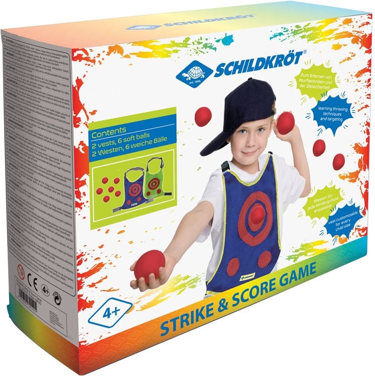 Produktbild: STRIKE & SCORE Game, Set f&uuml;r 2 Spieler. in 4C-Box