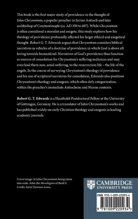Produktbild: Providence and Narrative in the Theology of John Chrysostom