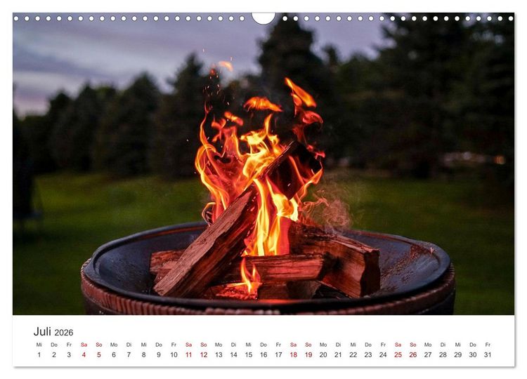 Produktbild: Camping - Raus in die Natur. (Wandkalender 2026 DIN A3 quer), CALVENDO Monatskalender