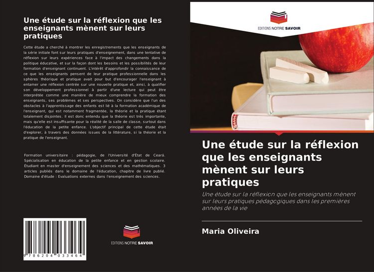 Produktbild: Une &eacute;tude sur la r&eacute;flexion que les enseignants m&egrave;nent sur leurs pratiques