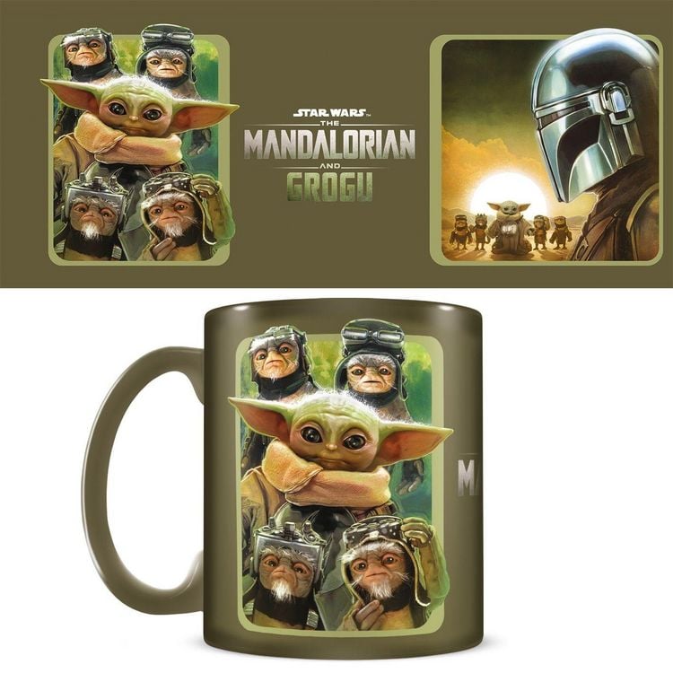 Produktbild: THE MANDALORIAN AND GROGU (BOUNTY HUNTERS) MUG COASTER KEYCHAIN GIFT SET