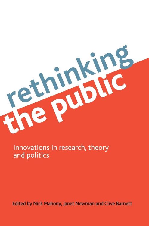 Produktbild: Rethinking the public