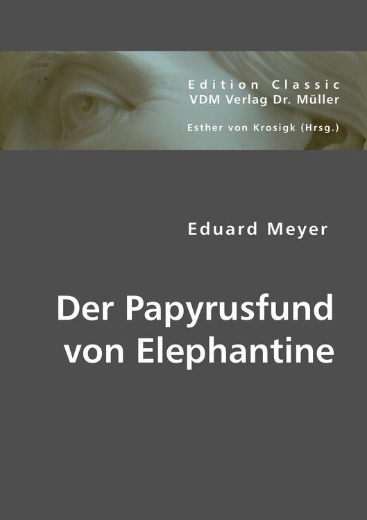 Produktbild: Der Papyrusfund von Elephantine