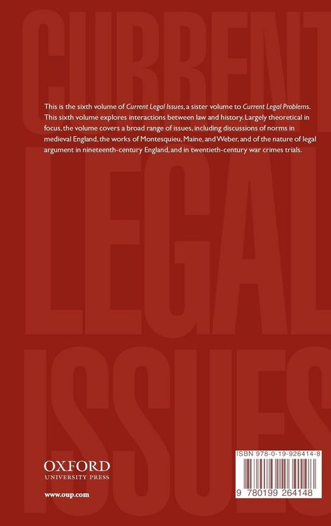 Produktbild: Law and History