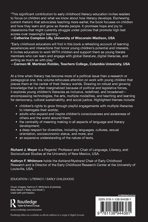 Produktbild: Reclaiming Early Childhood Literacies