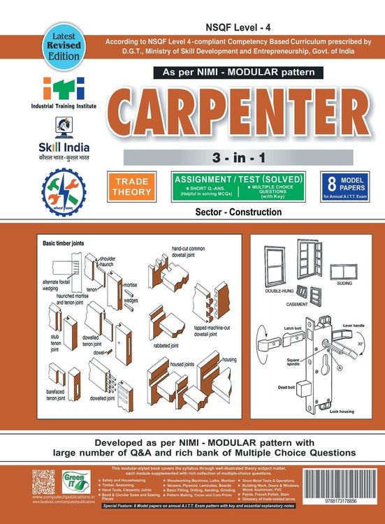 Produktbild: Carpenter 3-In-1 Th. & Asst./Model (Sol.) (Nsqf - Modular)